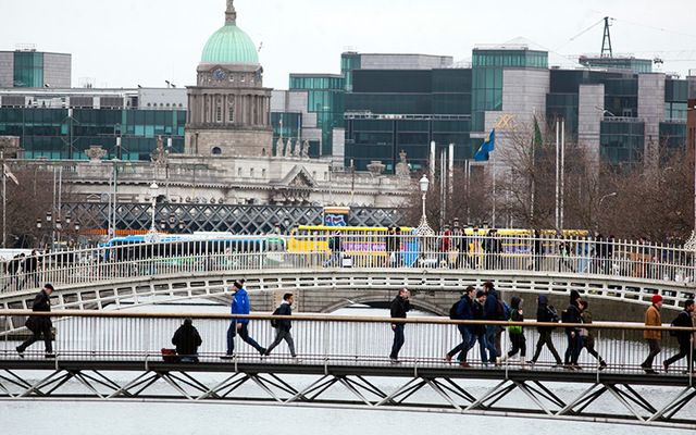 The IFSC in Dublin City. 