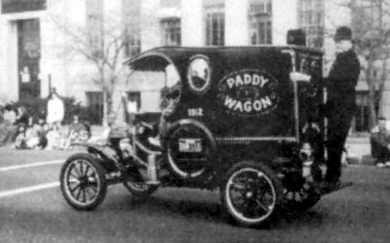“Paddy Wagon” like “Harp” or “Mick” is no longer insulting term for
