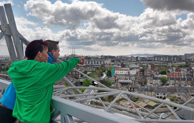 Stunning views from the Ericsson Skyline tour at the GAA Museum, at Croke Park. 