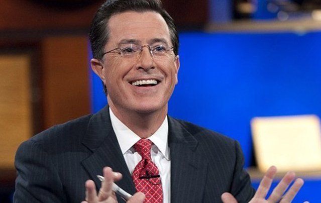 TV host Stephen Colbert. 