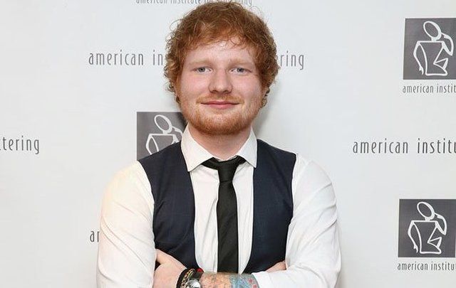 English singer song writer Ed Sheeran. 