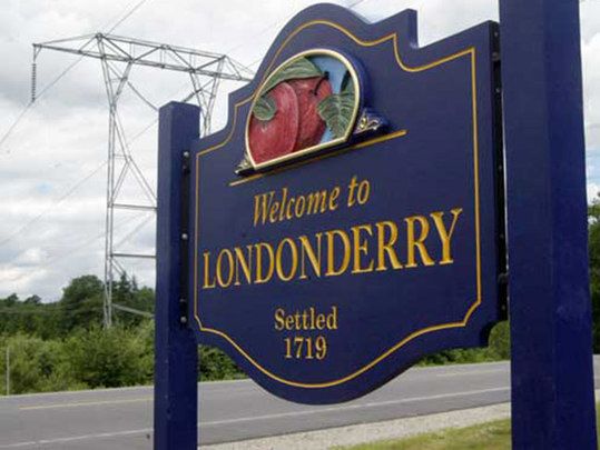 Irish place names in the US: Derry and Londonderry, New Hampshire.