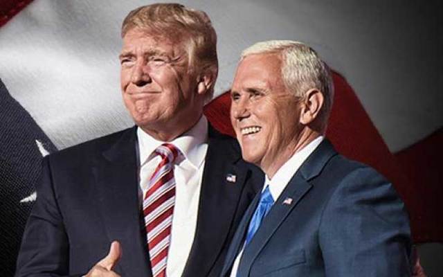 United States President Donald Trump and Vice President Mike Pence.