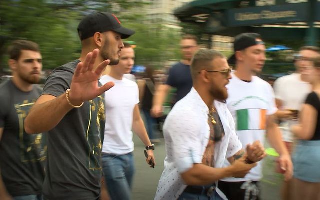 Conor McGregor impersonator fools New Yorkers. 