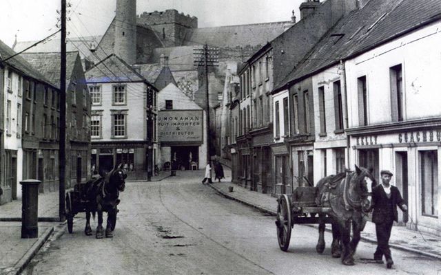 Irishtown, Kilkenny, photographed in the 1940s: Satirical map show how the government abandoned its people.