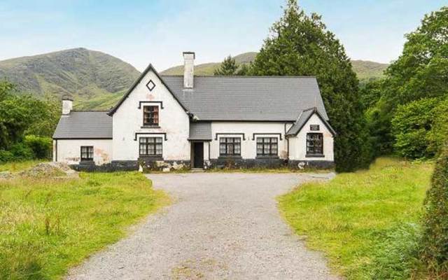 The Old School House. Glenmore, Lauragh, Co Kerry is for sale for €99,000 (\$115,000).