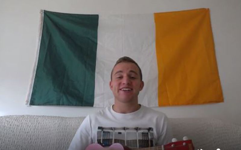 Irish man’s McGregor anthem earns him an invite to Las Vegas fight 