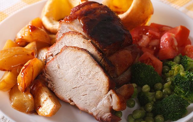 Full roast dinner with all the trimming! Is there anything better than a Sunday carvery dinner.