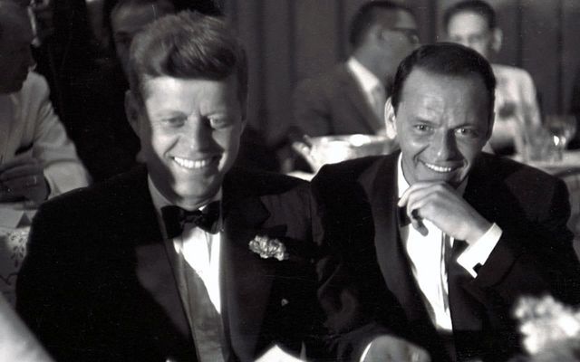 President John F. Kennedy and Frank Sinatra enjoyed a close friendship until JFK was elected.