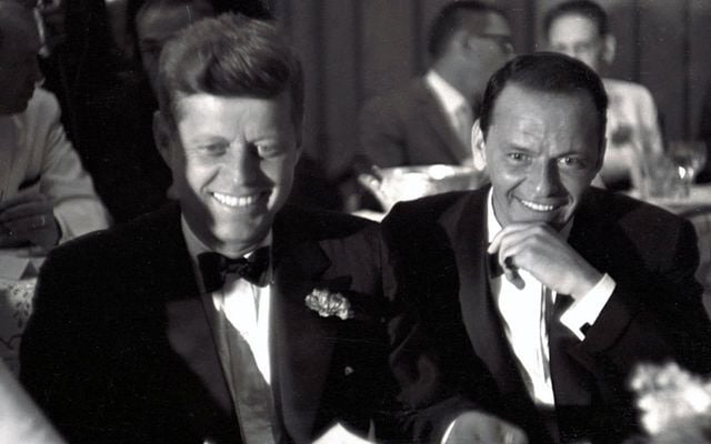 President John F. Kennedy and Frank Sinatra enjoyed a close friendship until JFK was elected. 