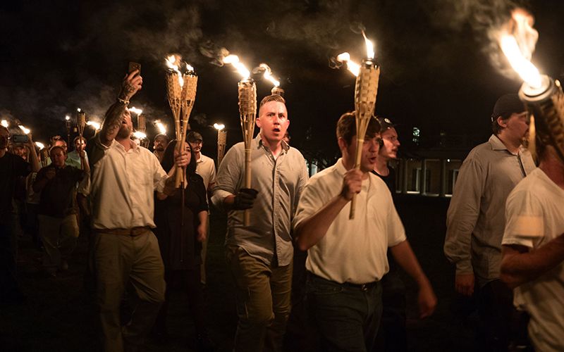 When neo-Nazi terrorists attack there’s only one side President Trump
