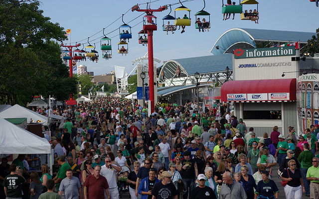 Milwaukee Irish Fest is the biggest Irish cultural festival in the United States! 