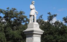 Man arrested trying to blow up statue of Irish Confederate hero in Houston