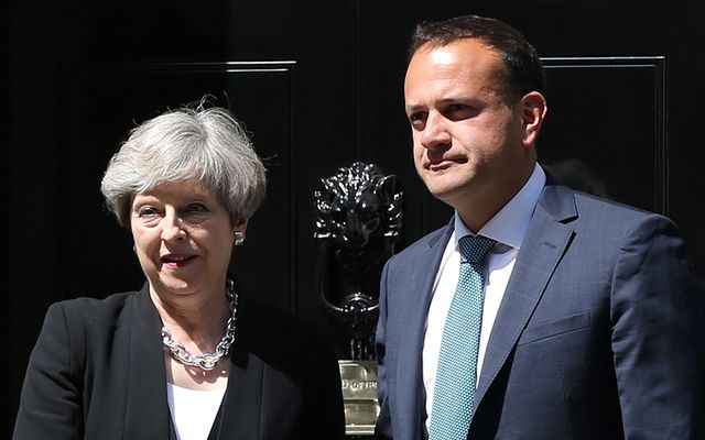 Taoiseach Leo Varadkar and British Prime Minister shake hands outside Number 10 some weeks ago.