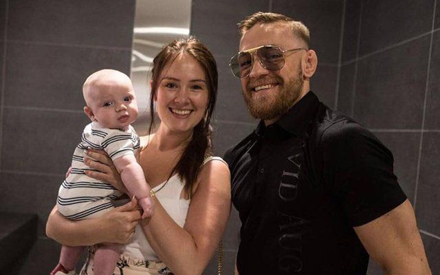 Baby McGregor with Conor and Dee. 