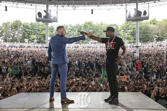 The talking is over between McGregor and Mayweather, it\'s time to fight