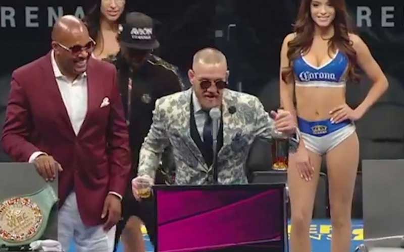 McGregor set for launch of "Notorious Irish whiskey" brand