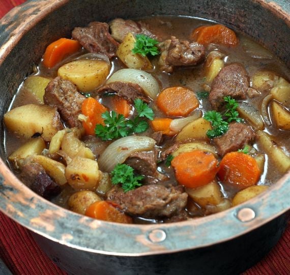 This slow cooker Irish stew recipe is perfect for family dinners