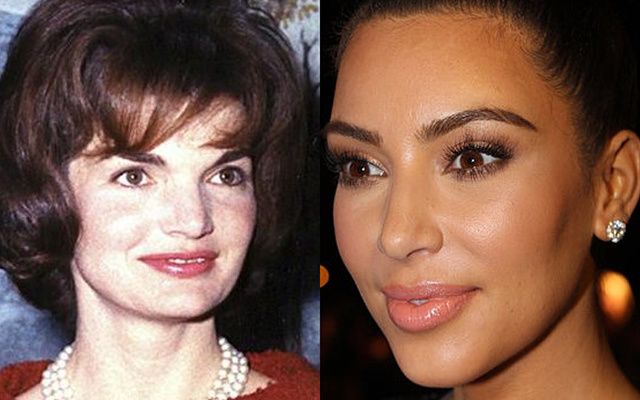 Jackie Kennedy and Kim Kardashian West