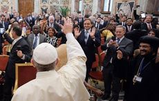 Sean Spicer finally meets Pope Francis - who has words about Trump’s wall 