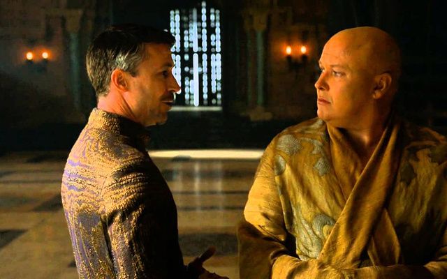Littlefinger and Lord Varys are played by Aidan Gillen and Conleth Hill