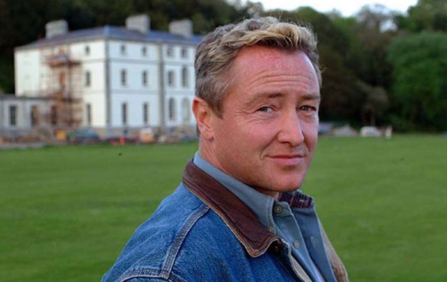 Michael Flatley outside his former home, Castle Hyde, Fermoy, Co. Cork. 