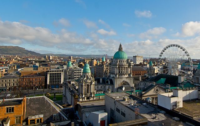 The beautiful Belfast City, from above.