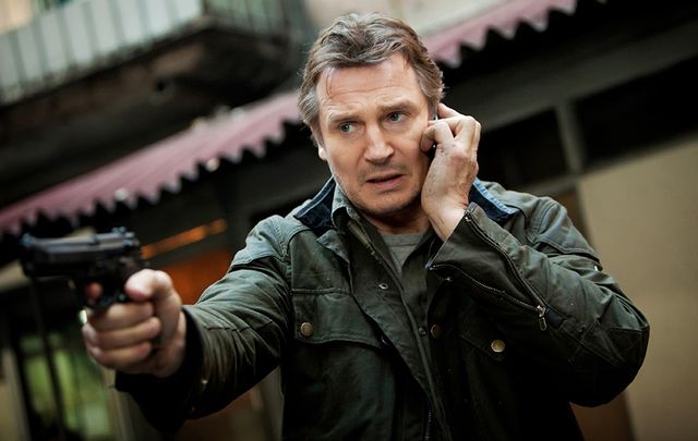 Liam Neeson as Byran Mills, in \"Taken 2\".