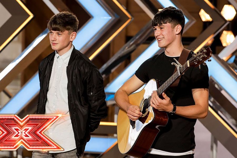 Simon Cowell on "X Factor" blown away by Wicklow brothers performance