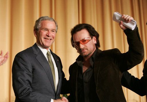 U2's Bono to be honored with inaugural George W. Bush Medal of Distinguished Leadership