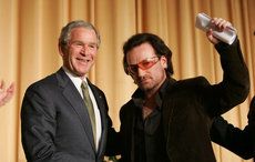 U2's Bono to be honored with inaugural George W. Bush Medal of Distinguished Leadership
