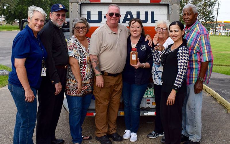 New York Irish supplies delivered safely to Hurricane Harvey battered Texas