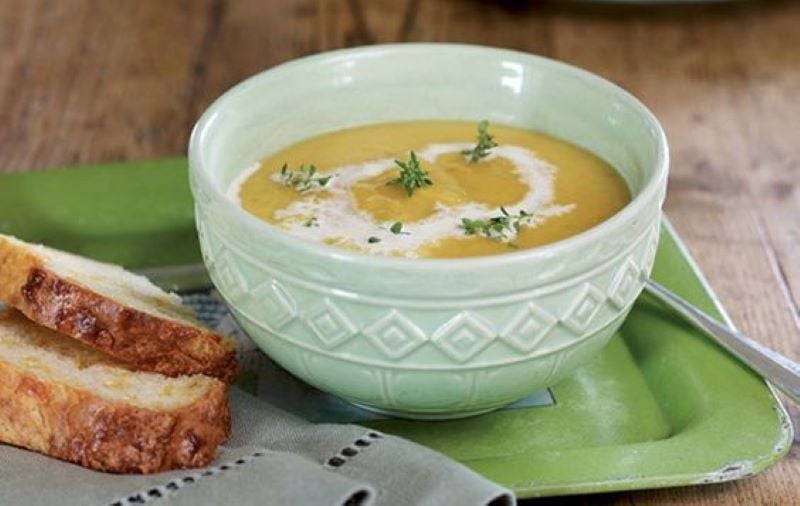 Cozy up with Avoca's vegetable and squash soup with cheese soda bread recipes