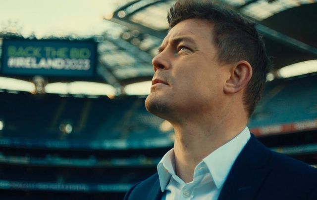 Brian O\'Driscoll, Ambassador for World Cup Bid #Ireland2023 and former captain of Ireland\'s rugby team.