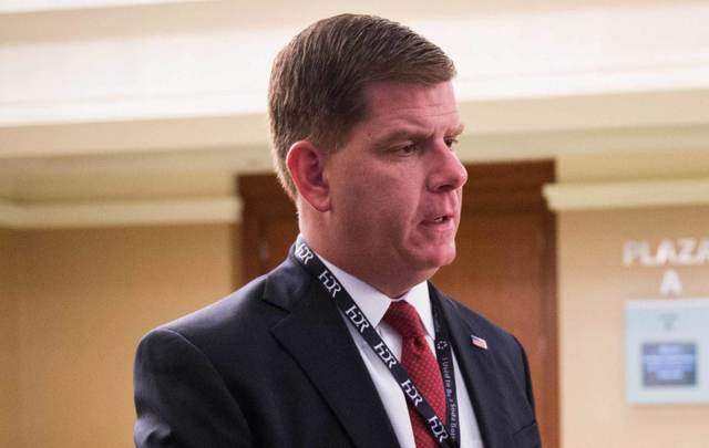 Irish American Mayor of Boston Marty Walsh. 