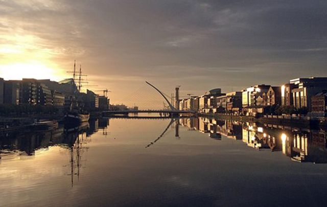 A view of Dublin city, along the River Liffey, home to Google, Yahoo, Facebook, Twitter and much more.