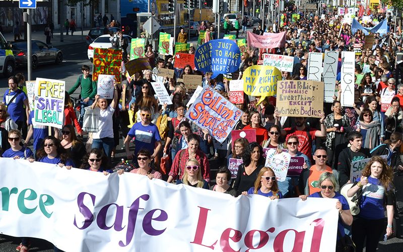 IrishCentral was LIVE at the March for Choice in Dublin
