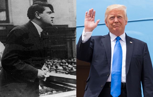Irish hero Michael Collins and US President Donald Trump have more in common than you might think. 