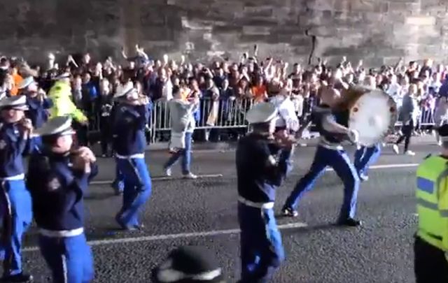 60 bands took part in an Orange Order parade in Glasgow early this year.