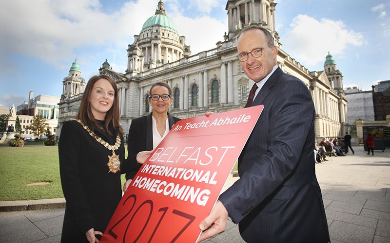 Join us LIVE for a Belfast walking tour, talks on Brexit and coming home