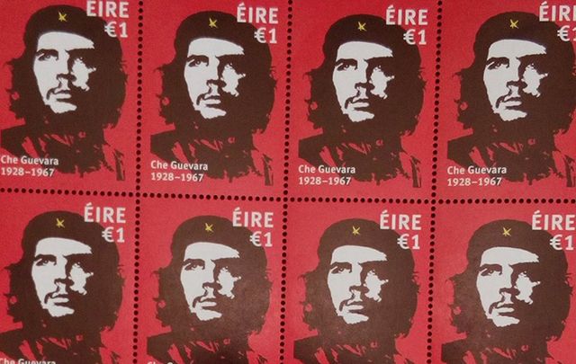 The new Irish Che Guevara postal stamp. 