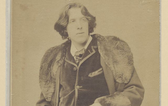 A portrait of Oscar Wilde.