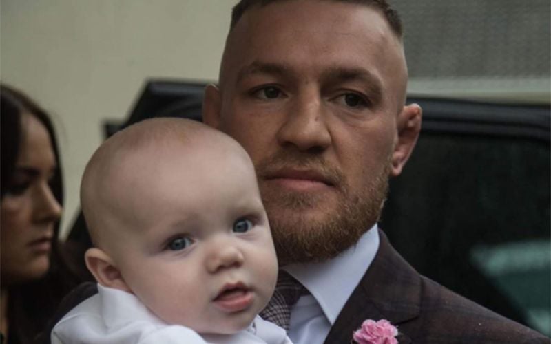 Conor McGregor and Dee Devlin share photos of new baby’s christening