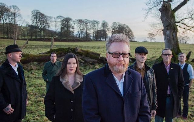 The brilliant beloved Irish American Celtic punk band Flogging Molly.