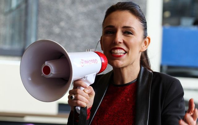 Jacinda Ardern at the University of Auckland