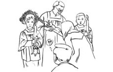 The day a halo appeared above my head in church 