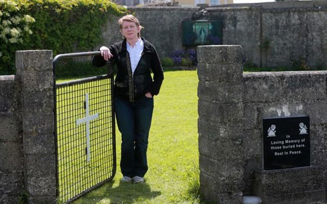 Catherine Corless at the site of the Bon Secours Mother and Baby Home in Tuam