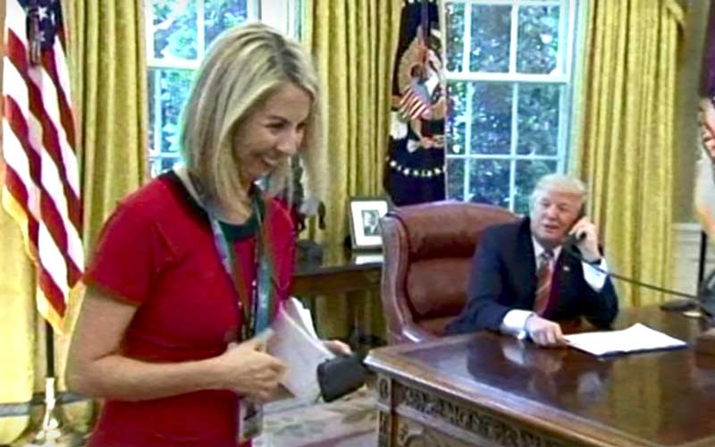 Irish female journalist calls Trump behavior in Oval Office “bizarre”