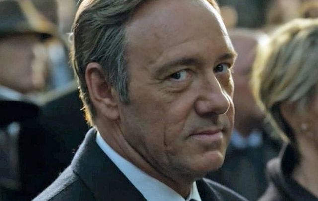 Kevin Spacey in the hit drama House of Cards.
