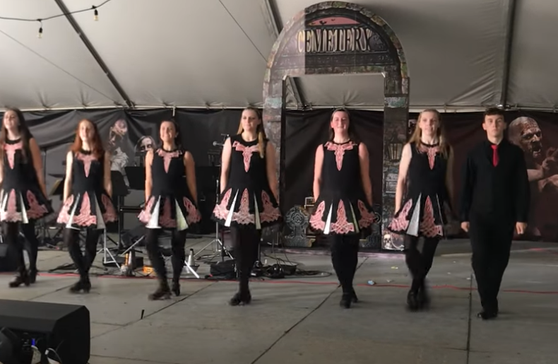 Irish dancers rock Michael Jackson’s "Thriller" for Halloween